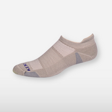 Sand low sock with grey background.